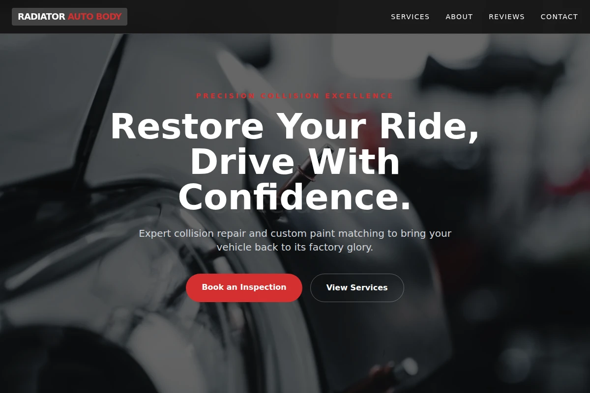 Radiator Auto Body