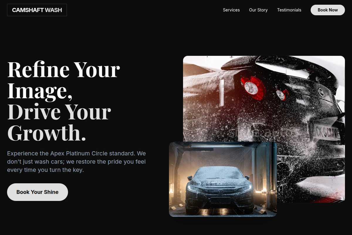 Camshaft Car Wash