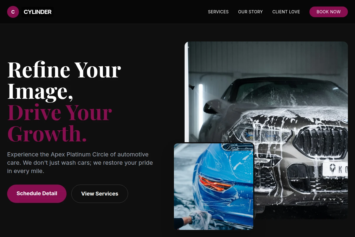 Cylinder Car Wash