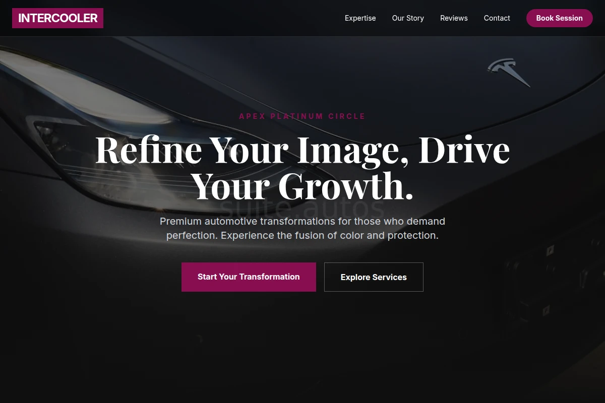 Intercooler Car Wrap