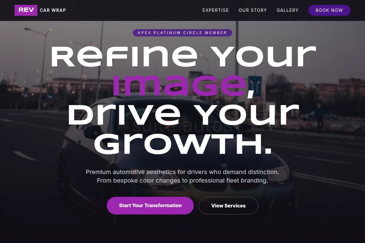 Rev Car Wrap