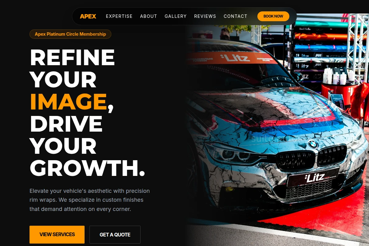 Rim Car Wrap
