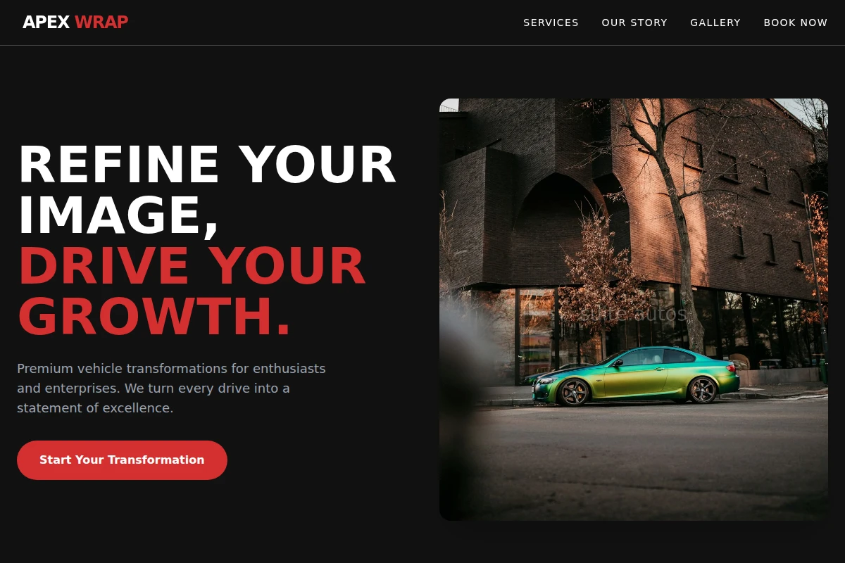 Apex Car Wrap