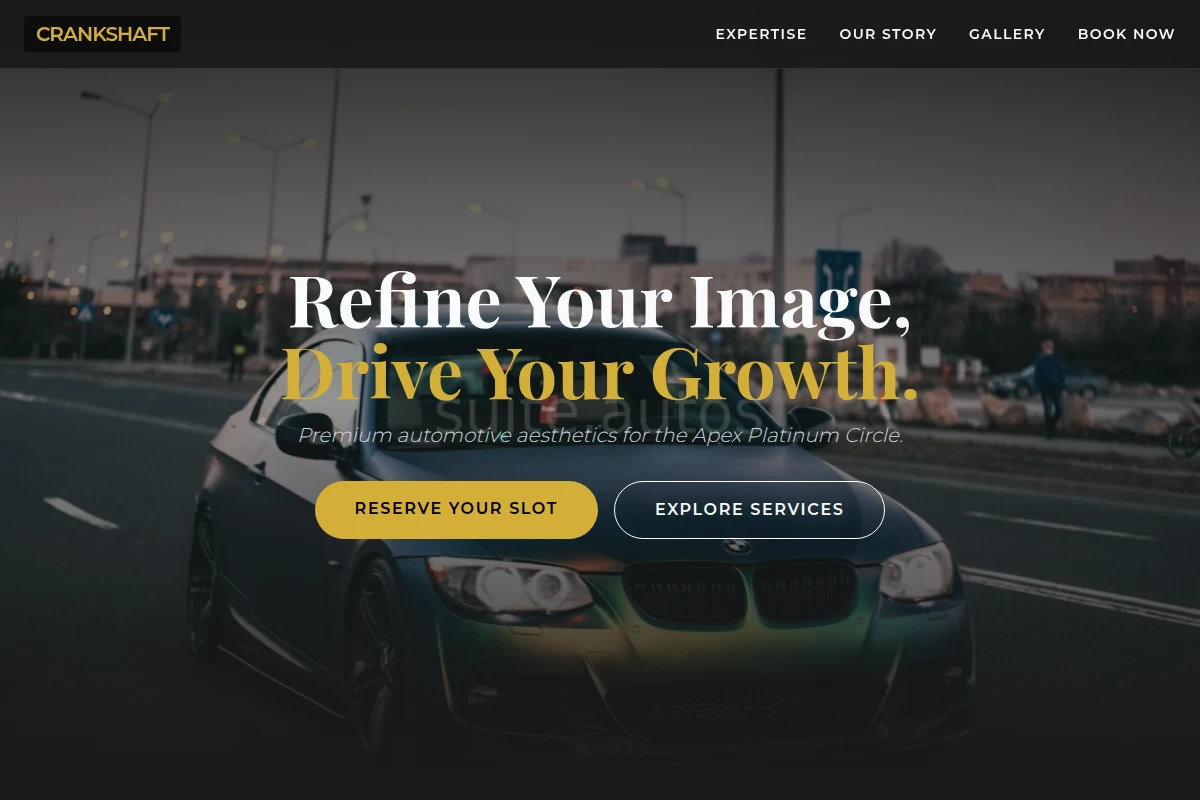 Crankshaft Car Wrap