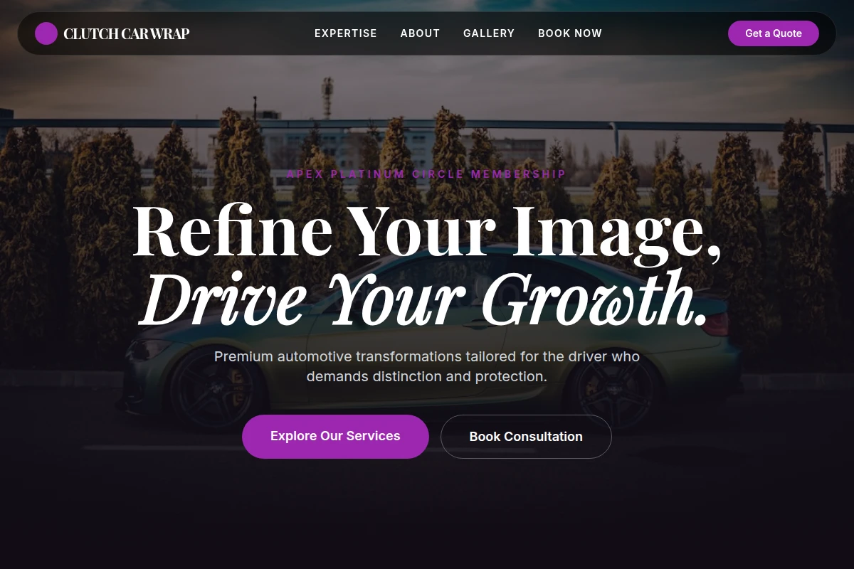 Clutch Car Wrap