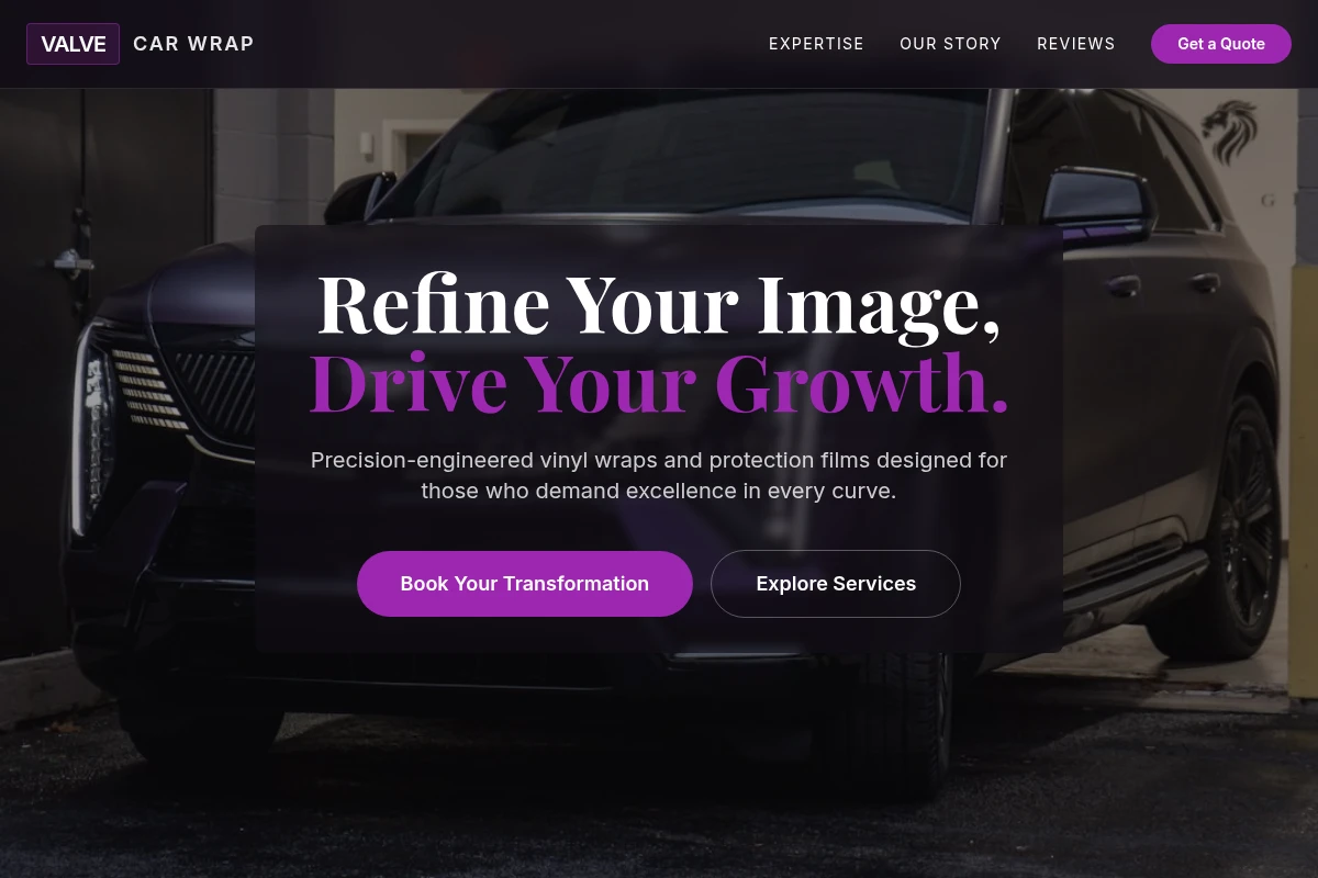 Valve Car Wrap