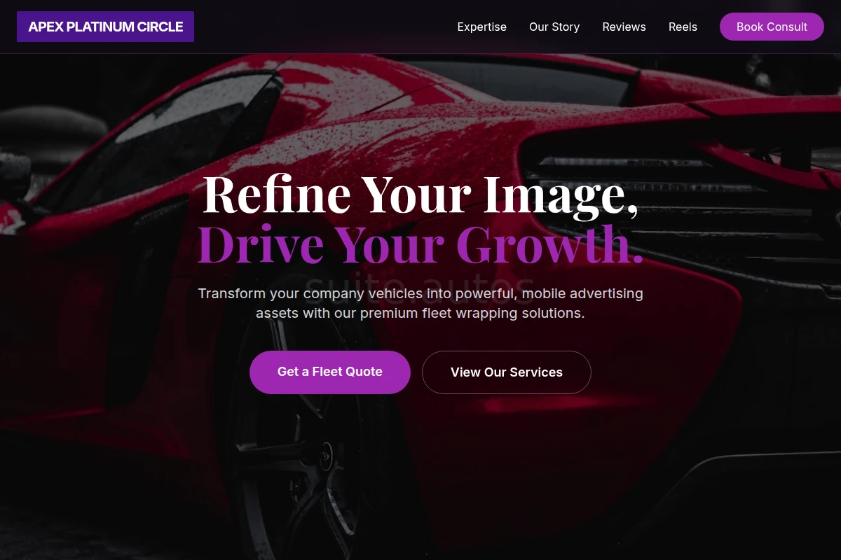 Fleet Car Wrap
