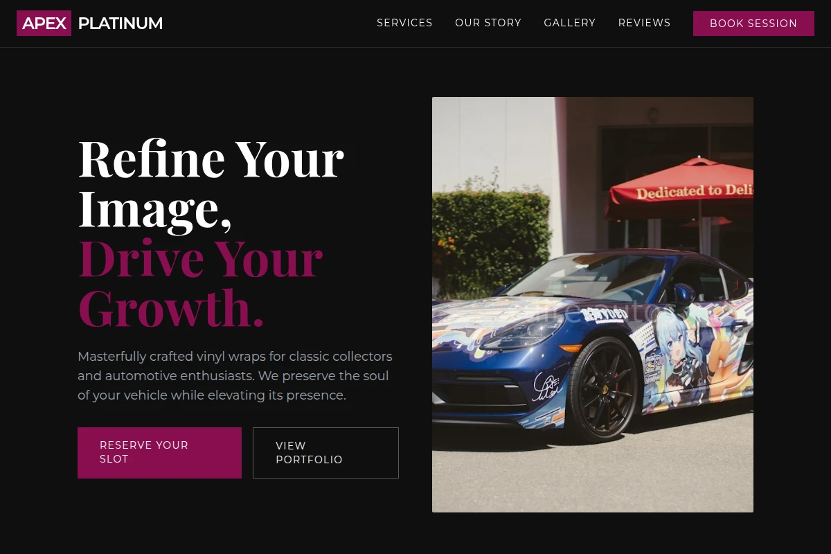 Classic Car Wrap