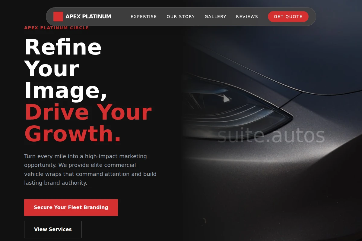 Fleet Car Wrap
