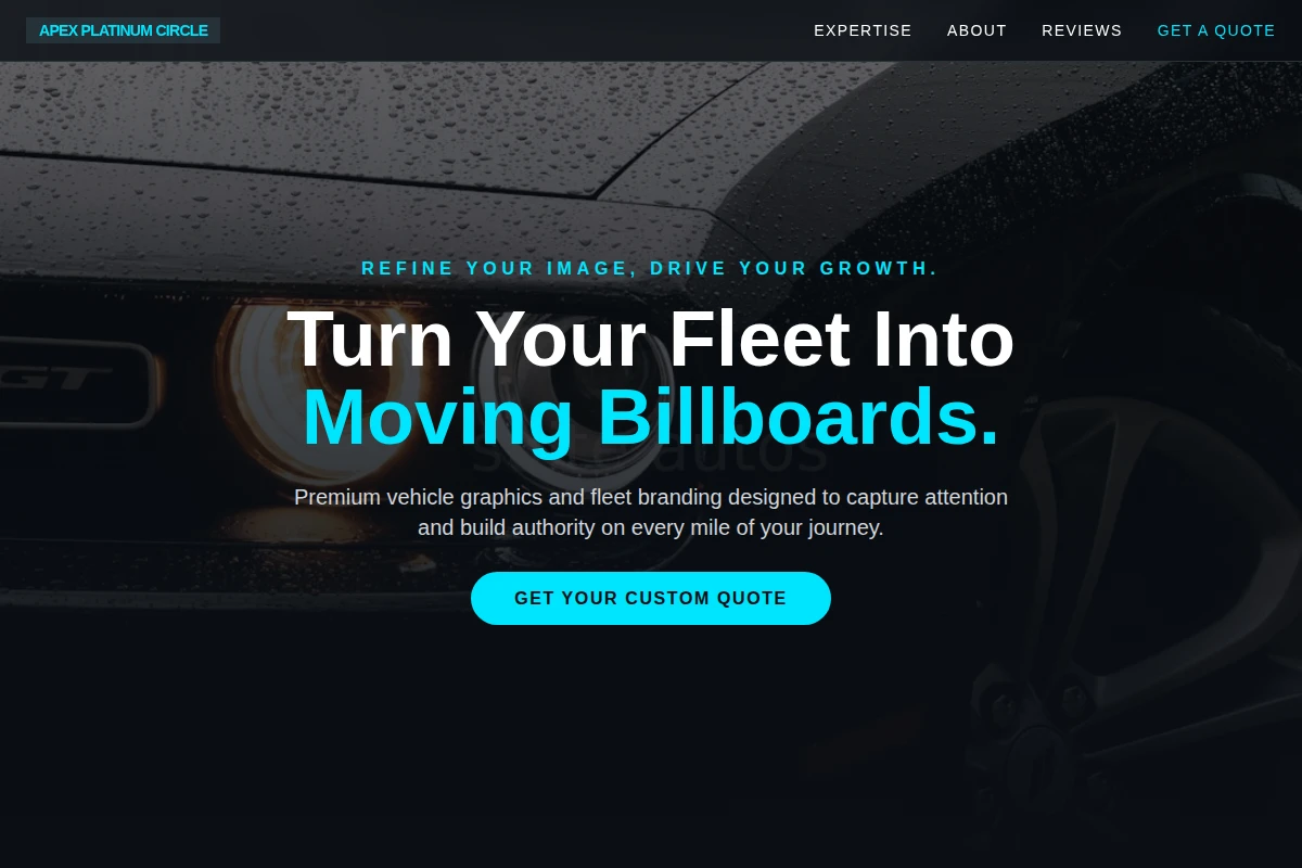 Fleet Car Wrap