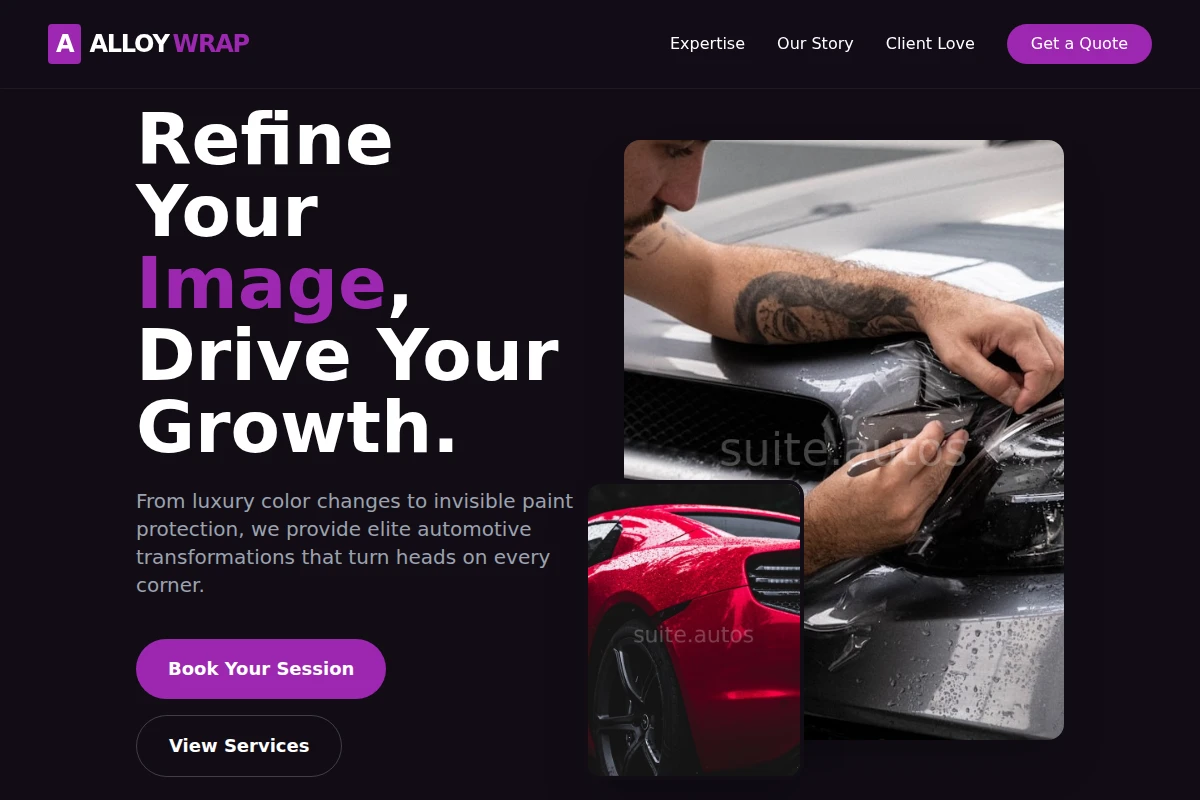 Alloy Car Wrap