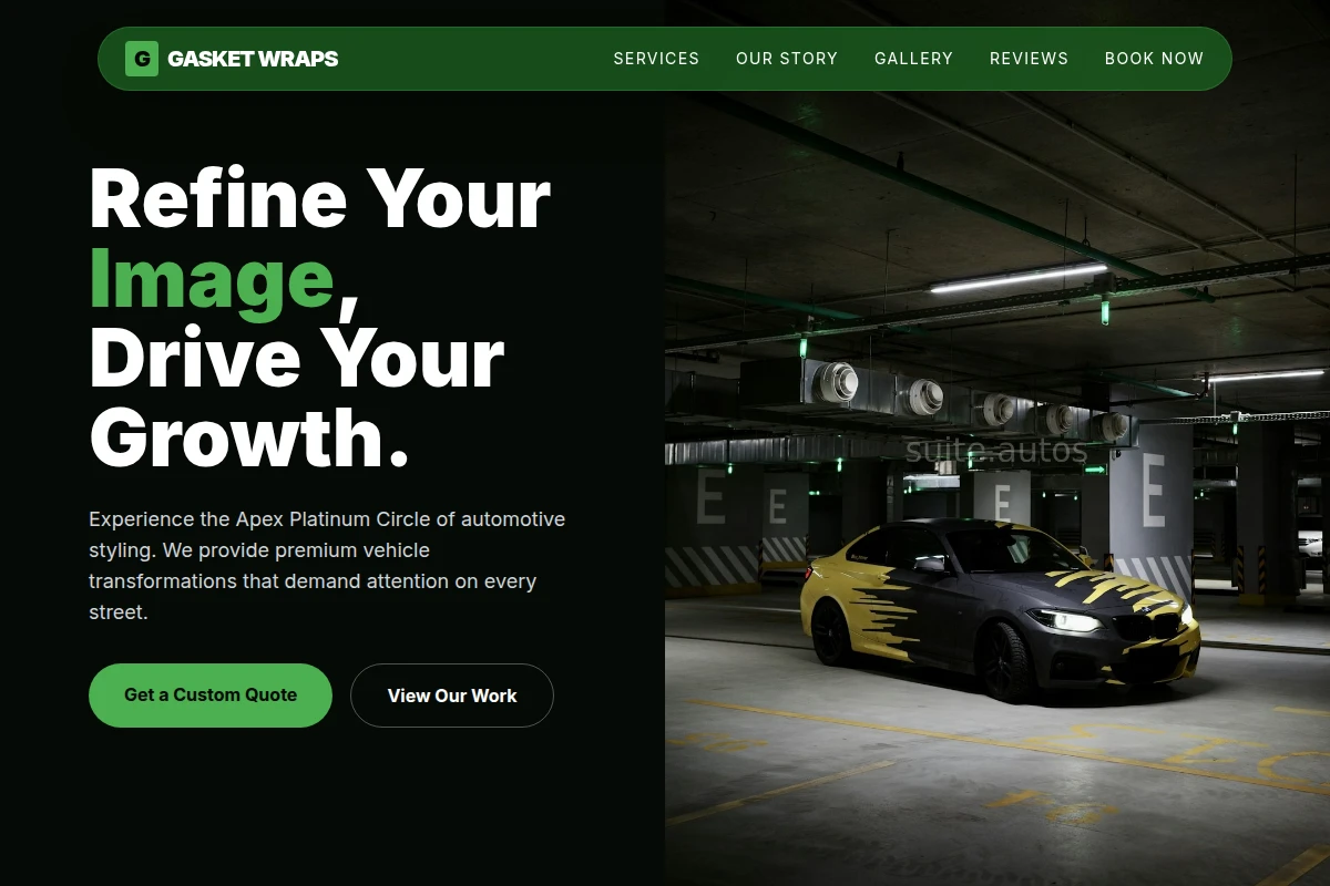 Gasket Car Wrap