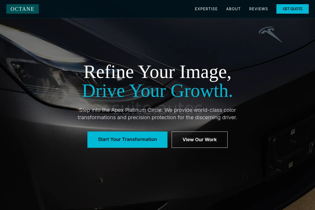 Octane Car Wrap