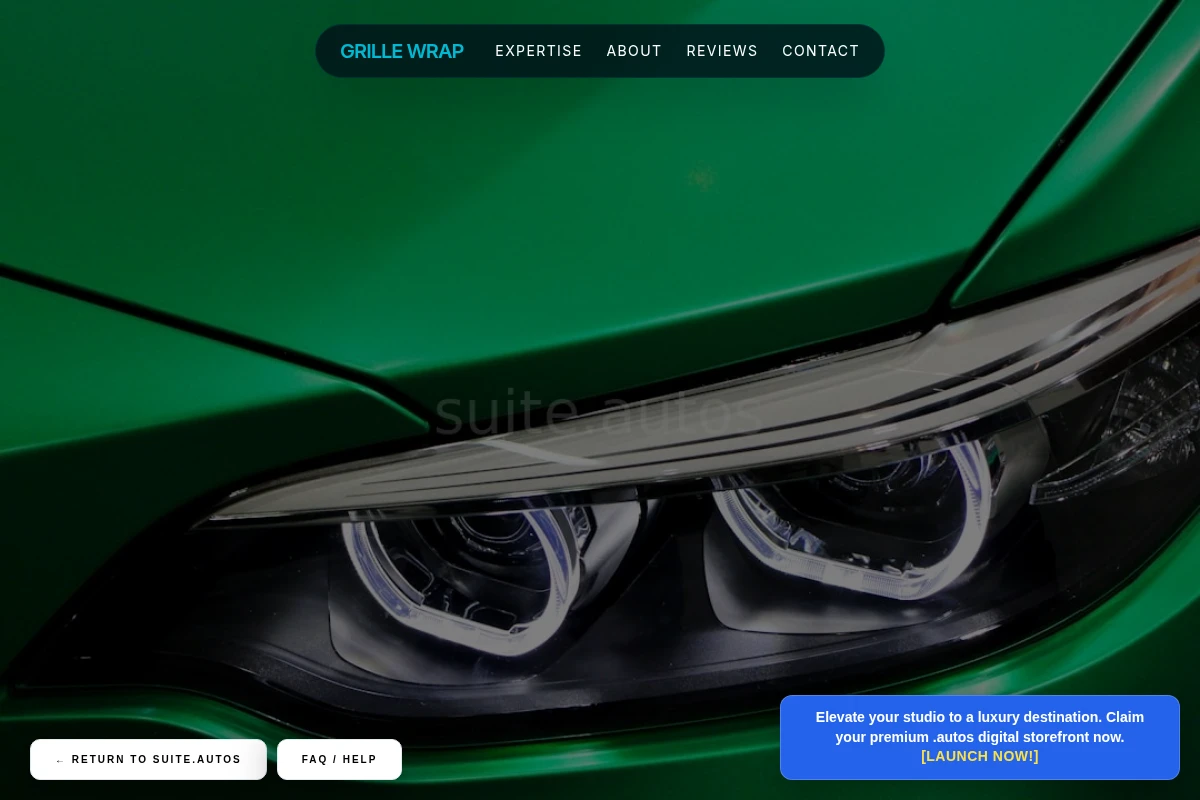 Grille Car Wrap