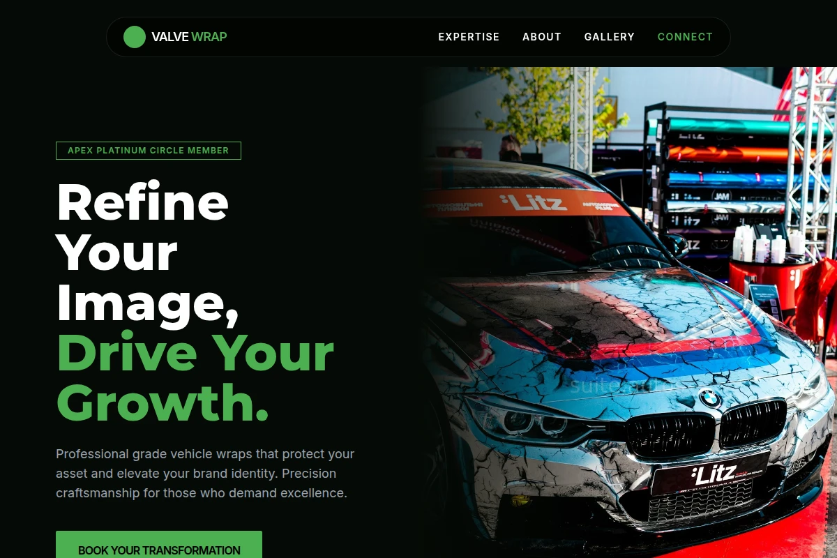Valve Car Wrap