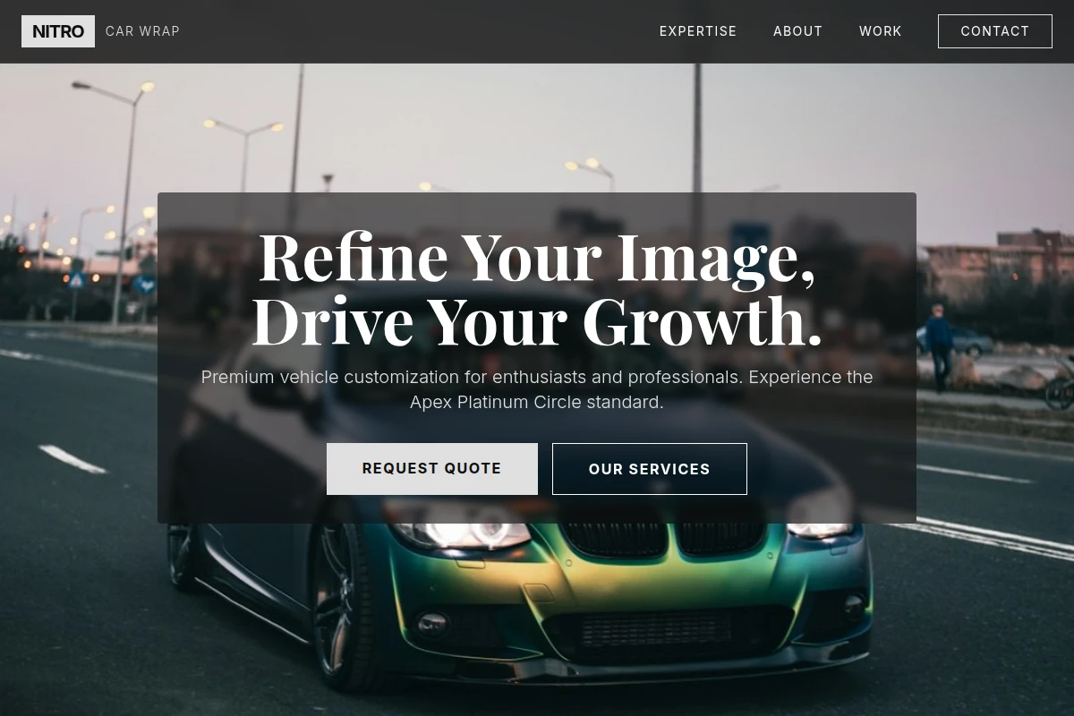 Nitro Car Wrap