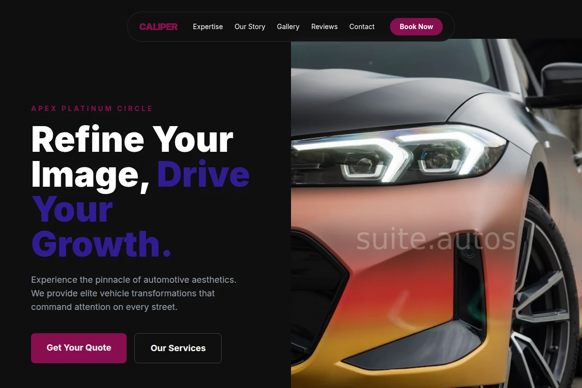 Caliper Car Wrap