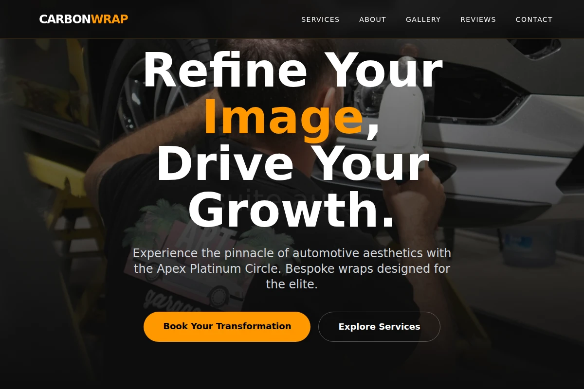 Carbon Car Wrap