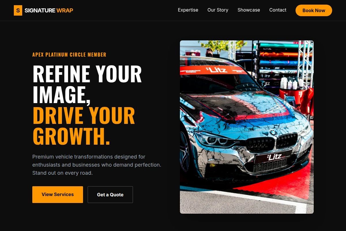 Signature Car Wrap